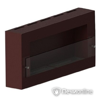 Биокамин ЭкоЛайф Window Fat II Glass black burgundy Арома в Мытищах